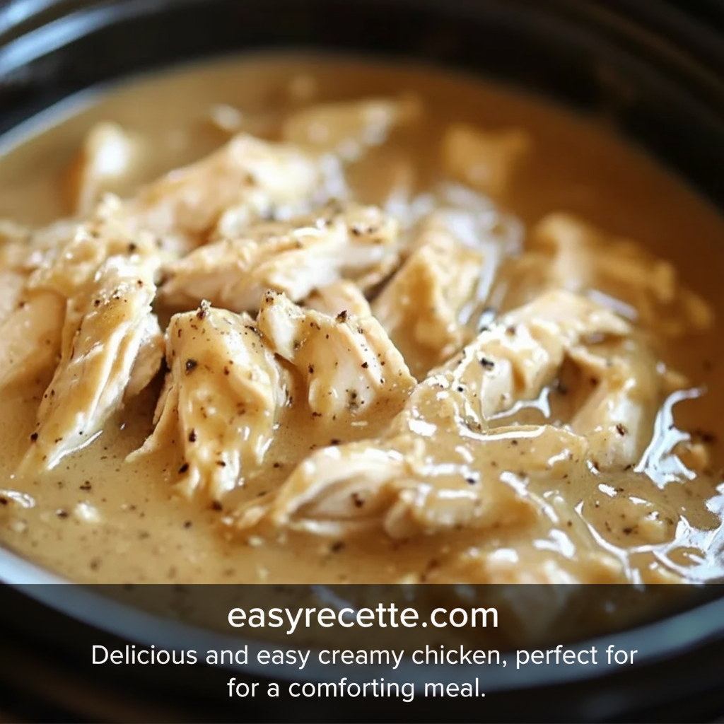 Hearty Slow-Cooked Chicken and Gravy